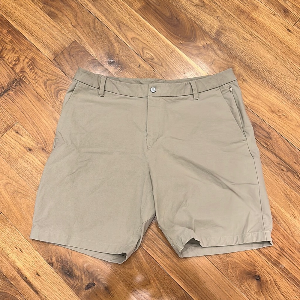 38” Lululemon shorts. 9”